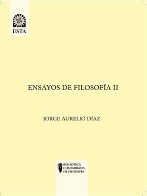 cover image of Ensayos de Filosofía II